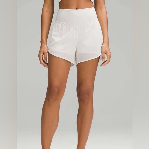 Lululemon Nulu and Mesh Yoga Short bone - Picture 1 of 4